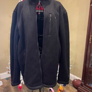 Gerry Weber Men's Black Zip-Up Sweater